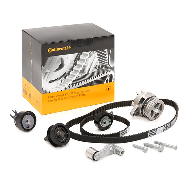 Water pump and timing belt kit CONTITECH CT957WP2 - Volkswagen GOLF Cooling spare parts order