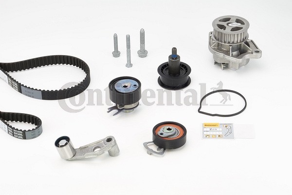 Seat LEON Cooling parts - Water pump and timing belt kit CONTITECH CT957WP4