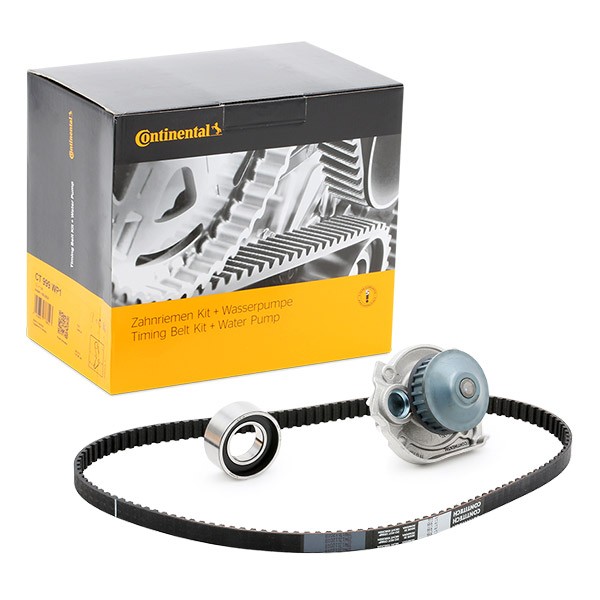 Water pump and timing belt kit CONTITECH CT999WP1 - Fiat STRADA Belts, chains, rollers spare parts order