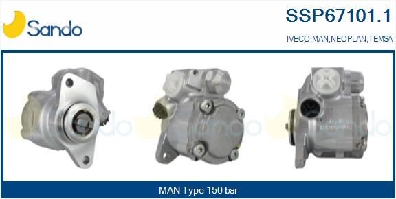 SANDO SSP67101.1 Power steering pump 81.47101.6161