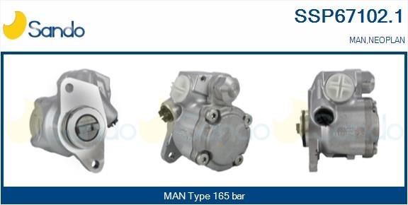 SANDO SSP67102.1 Power steering pump 81471016186