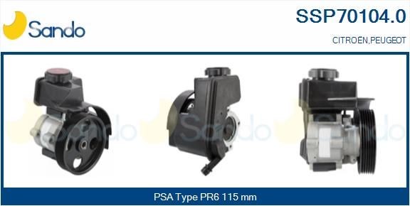 SANDO SSP70104.0 Power steering pump 4007LL