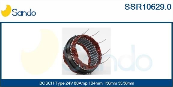 SANDO SSR10629.0 Tailgate strut 1600346