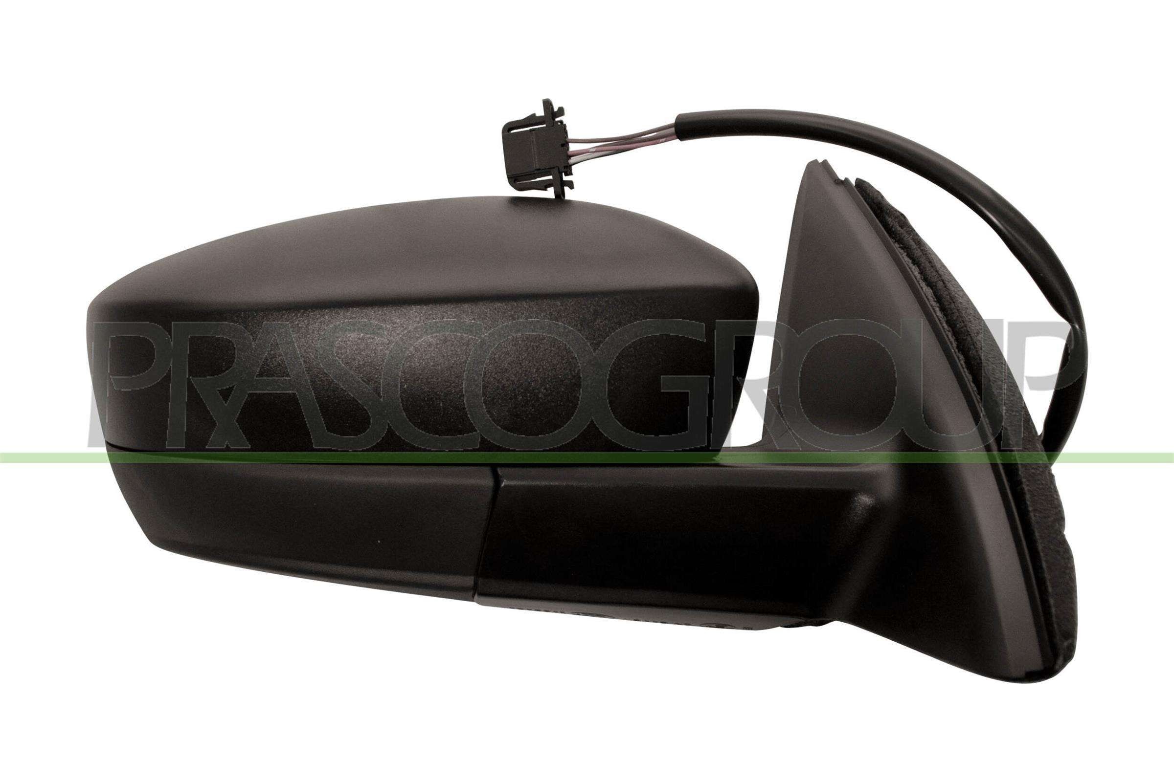 PRASCO Right, black, Electric, Heatable, Convex, untinted Side mirror ST5267213 buy