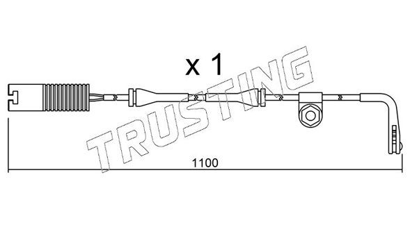 SU.148 TRUSTING Brake pad wear sensor - buy online