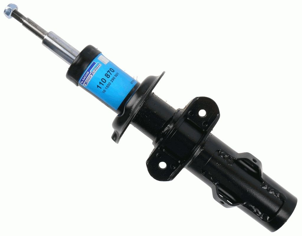 SACHS 110 870 Shock absorber Oil Pressure, Twin-Tube, Suspension Strut, Top pin