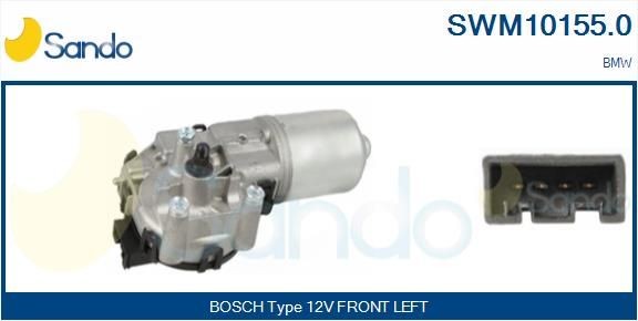 SANDO SWM101550 Motor for windscreen wipers BMW 3 Saloon (E46) 330 d 184 hp Diesel 1999