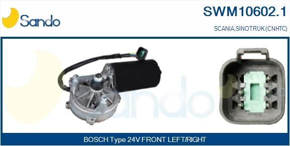 SWM10602.1 SANDO Scheibenwischermotor SCANIA P,G,R,T - series