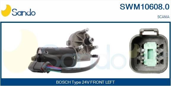 SWM10608.0 SANDO Scheibenwischermotor SCANIA P,G,R,T - series