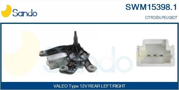 SANDO SWM153981 Windscreen washer motor Peugeot 307 3A/C 1.4 75 hp Petrol 2003 price