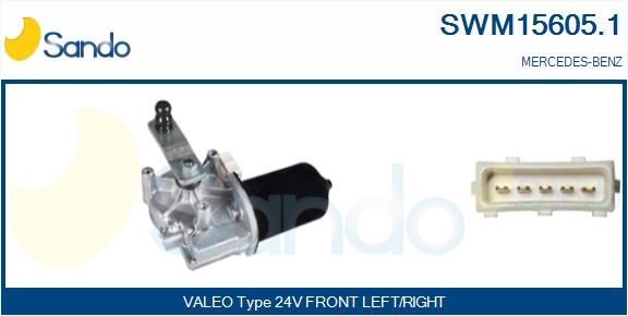 SWM15605.1 SANDO Scheibenwischermotor für MERCEDES-BENZ online bestellen