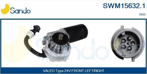 SANDO SWM15632.1 Wiper motor 81.26401.6119