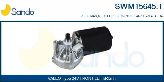 SWM15645.1 SANDO Scheibenwischermotor SCANIA 2 - series
