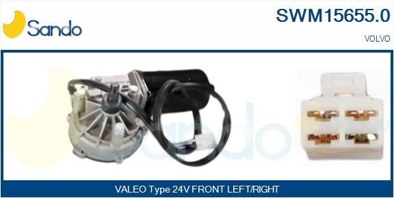 SANDO 24V, vorne, für Links-/Rechtslenker Scheibenwischermotor SWM15655.0 kaufen