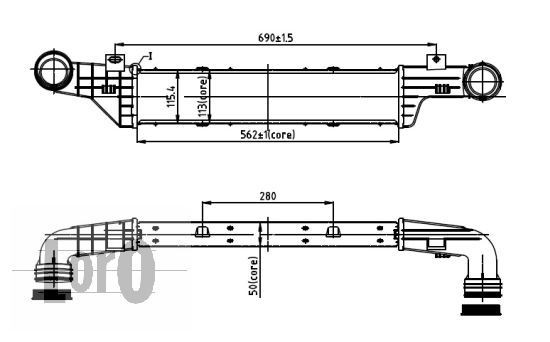ABAKUS T02-01-006 Außenspiegel für IVECO Trakker LKW in Original Qualität