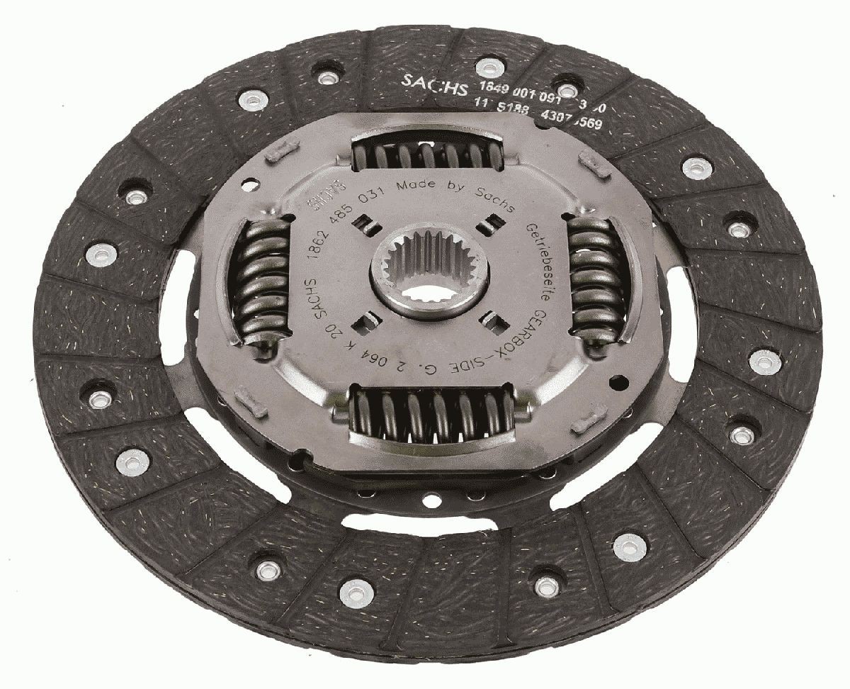 SACHS 1862 485 031 Clutch Disc 228mm, Number of Teeth: 23