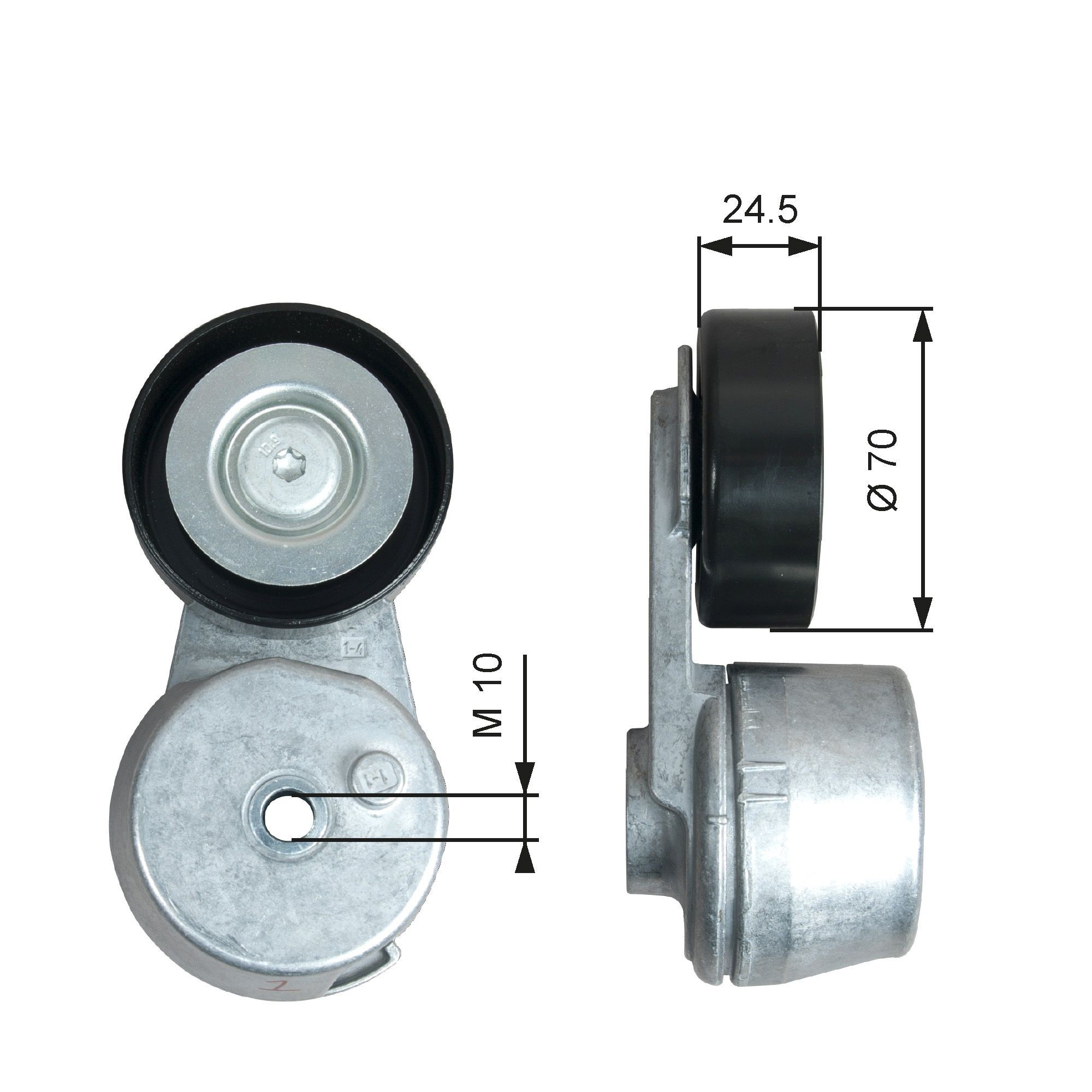 Great value for money - GATES Tensioner pulley T39375