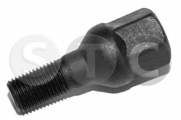 Wheel bolt and wheel nut STC 17 mm, SW19, Electrogalvanized, Steel, Male Hex - T405454