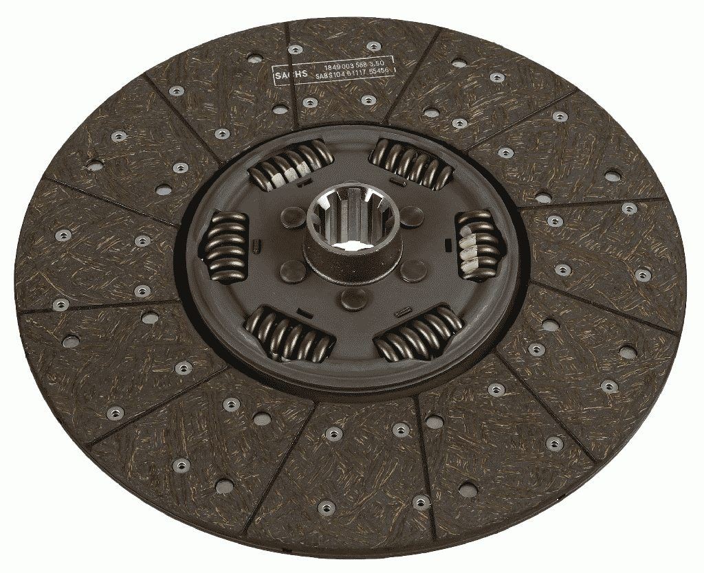 SACHS 1878 000 105 Clutch Disc 380mm, Number of Teeth: 10