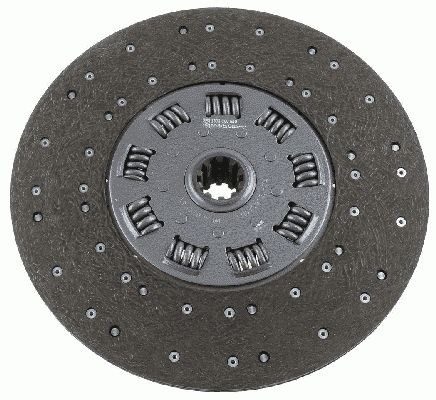 SACHS 1878 000 650 Clutch Disc 400mm, Number of Teeth: 10