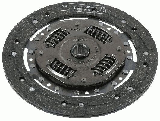Clutch disc SACHS 220mm, Number of Teeth: 17 - 1878 002 736
