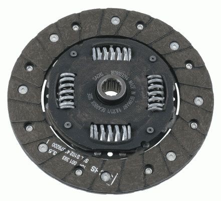 SACHS 1878 003 294 Clutch Disc 200mm, Number of Teeth: 14