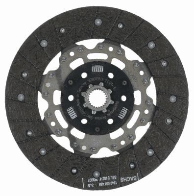 SACHS 1878 003 513 Clutch Disc 240mm, Number of Teeth: 23