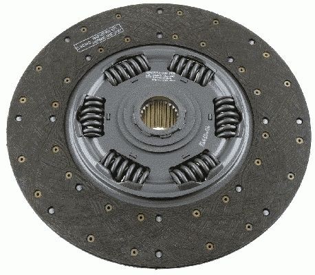 SACHS 1878 003 768 Clutch Disc 400mm, Number of Teeth: 24, engine sided