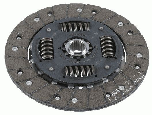 SACHS 1878 005 546 Clutch Disc 228mm, Number of Teeth: 22