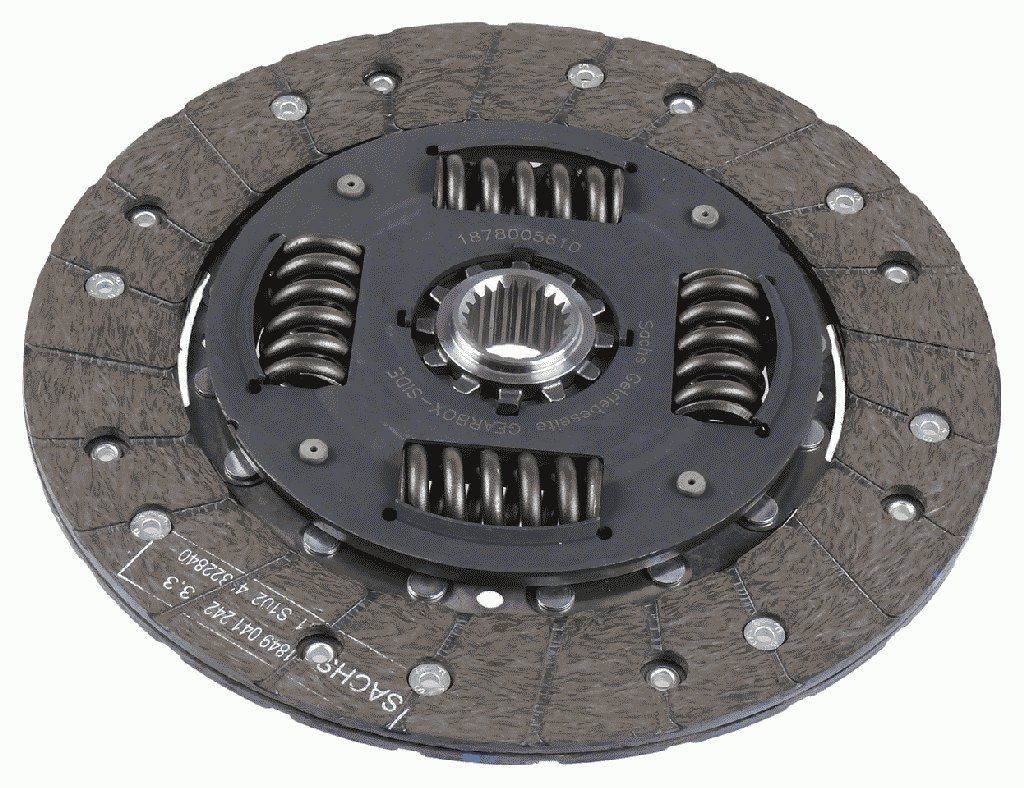 SACHS 1878 005 610 Clutch Disc 228mm, Number of Teeth: 22