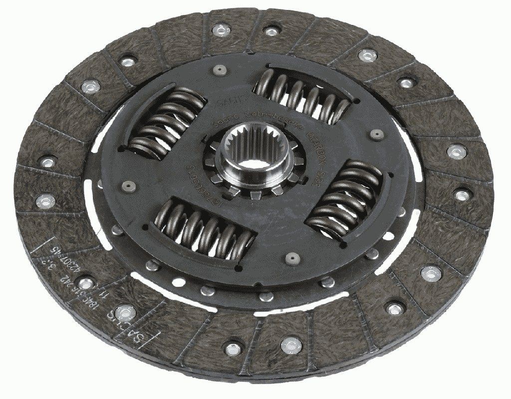 SACHS 1878 005 613 Clutch Disc 225mm, Number of Teeth: 23