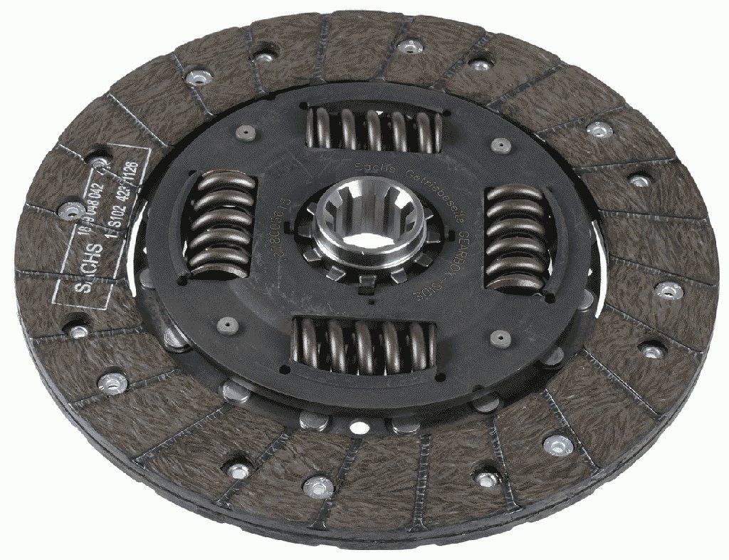 Clutch plate SACHS 228mm, Number of Teeth: 10 - 1878 005 615
