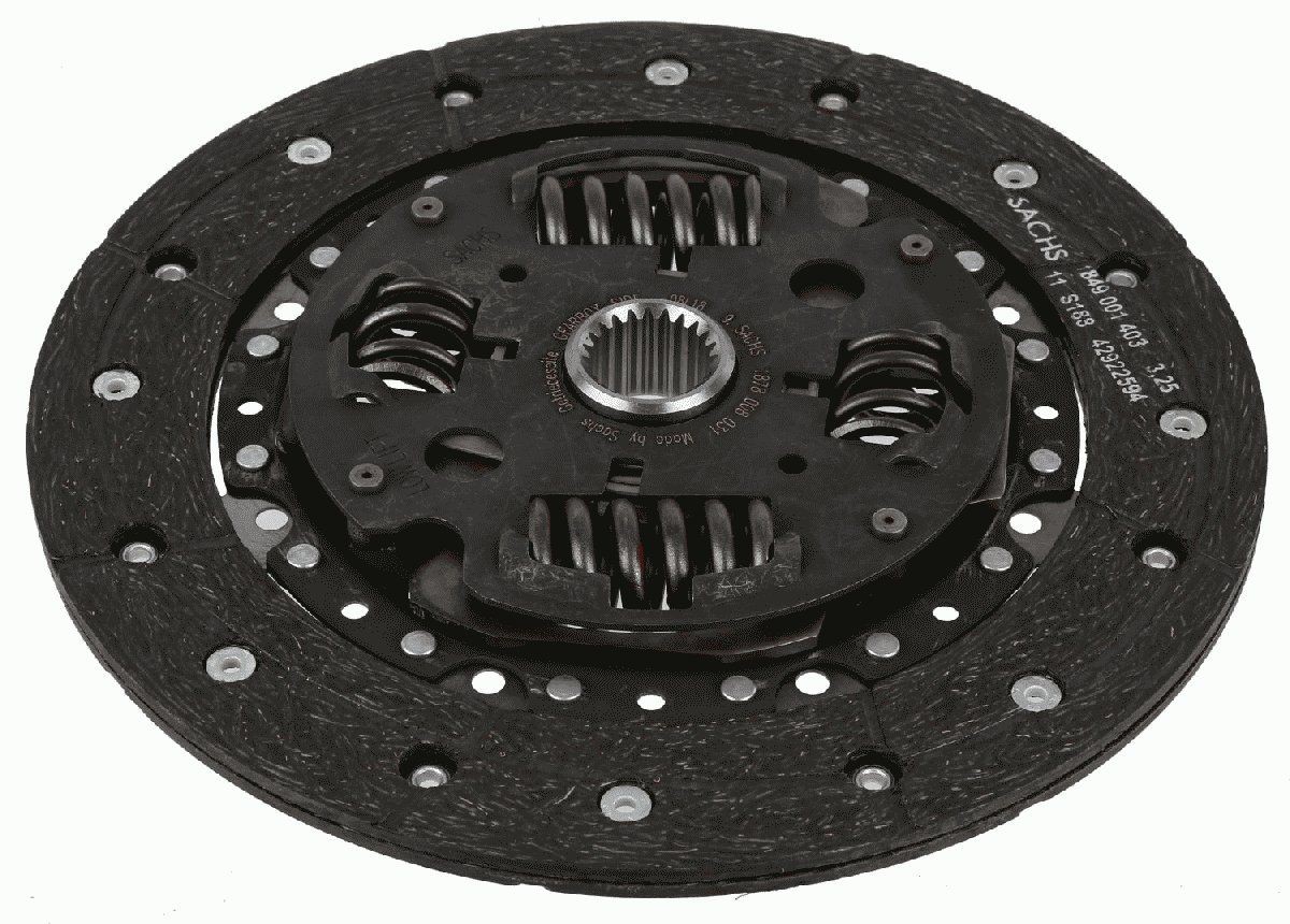 SACHS 1878 008 031 Clutch Disc 240mm, Number of Teeth: 23