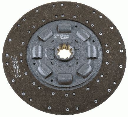 SACHS 1878 087 241 Clutch Disc 400mm, Number of Teeth: 10