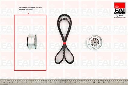 FAI AutoParts TBK90 Timing belt kit 06A 198 119D
