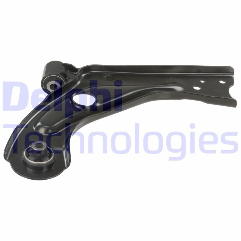 TC2986 DELPHI Control arm PEUGEOT without ball joint, Right, Lower, Trailing Arm, Sheet Steel