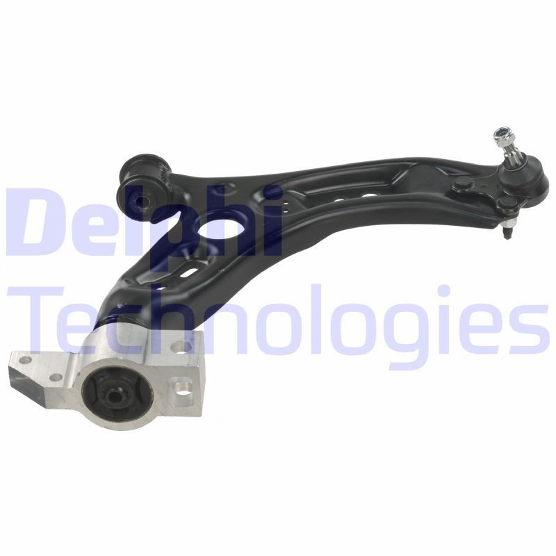 DELPHI TC3316 Suspension control arm with ball joint, Right, Lower, Trailing Arm, Sheet Steel