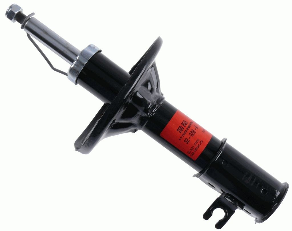 SACHS 280 955 Shock absorber Right, Gas Pressure, Twin-Tube, Suspension Strut, Top pin