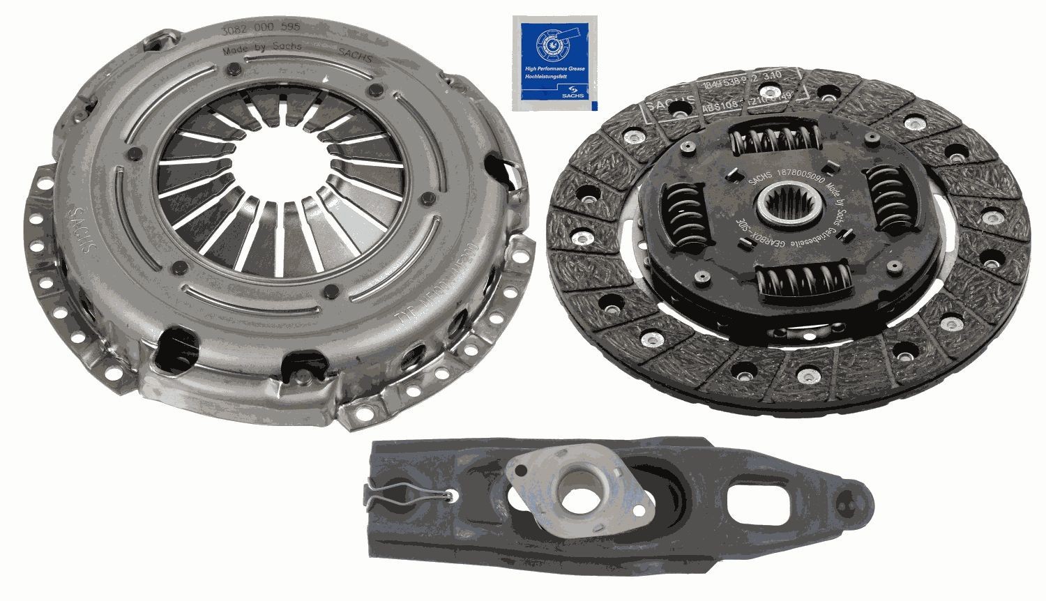 Clutch kit SACHS 3000 950 001 - Clutch spare parts for Smart order