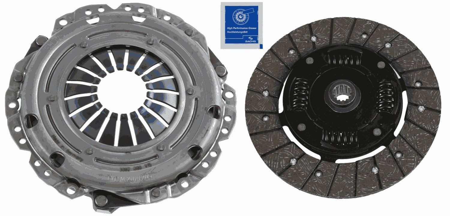 SACHS without clutch release bearing, 205mm Ø: 205mm Clutch replacement kit 3000 951 064 buy