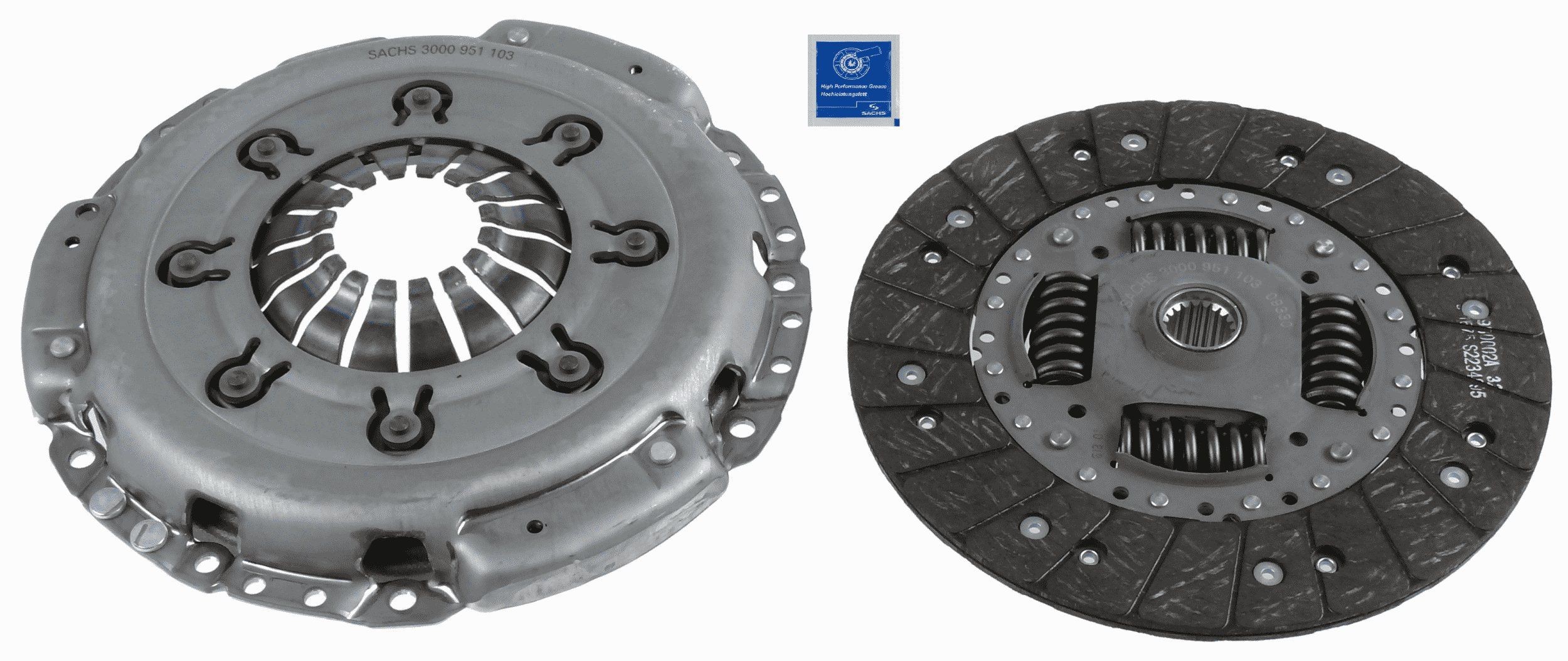 Opel MOVANO Complete clutch kit 1221546 SACHS 3000 951 103 online buy