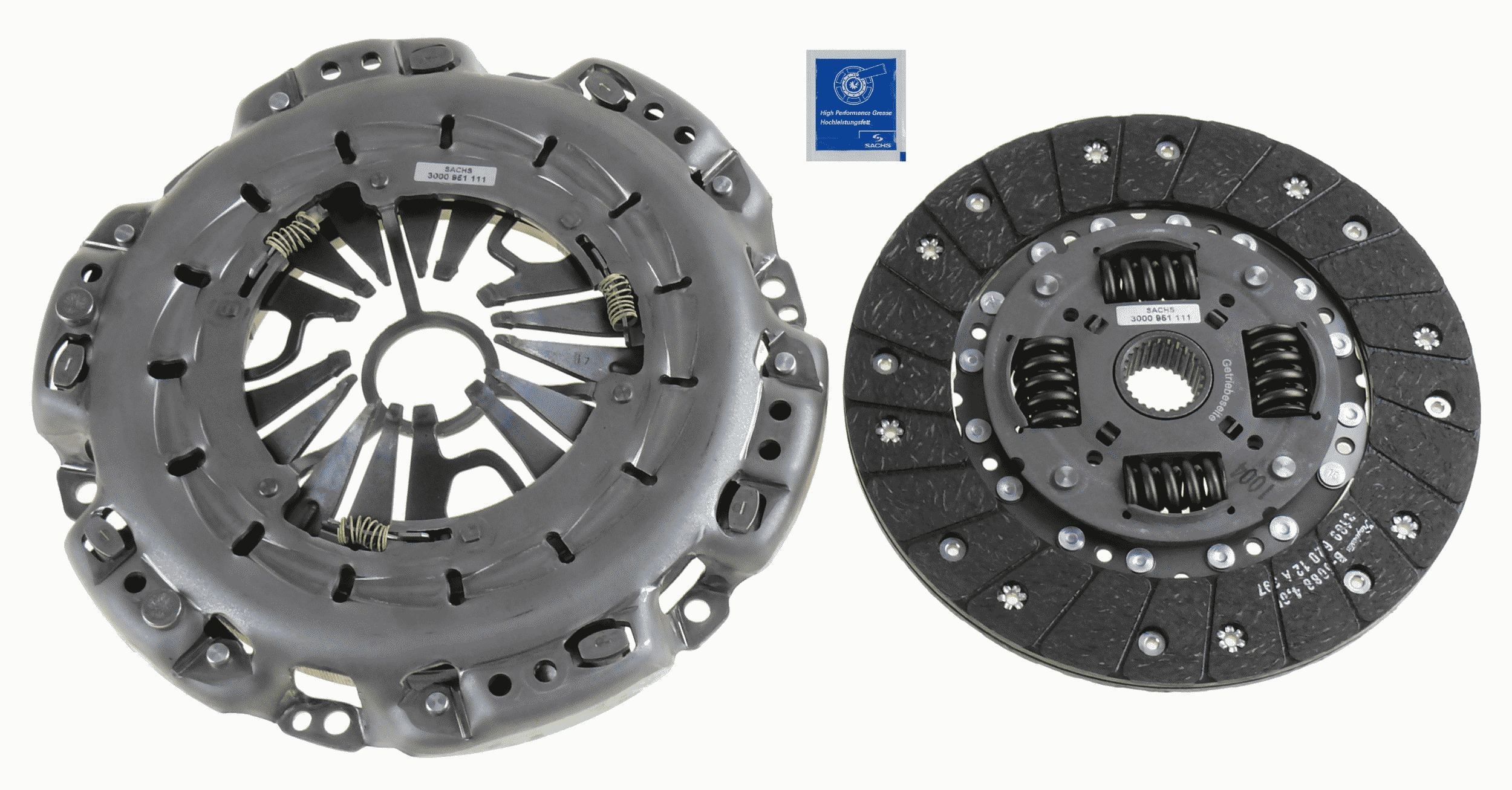 SACHS XTend without clutch release bearing, 230mm Ø: 230mm Clutch replacement kit 3000 951 111 buy