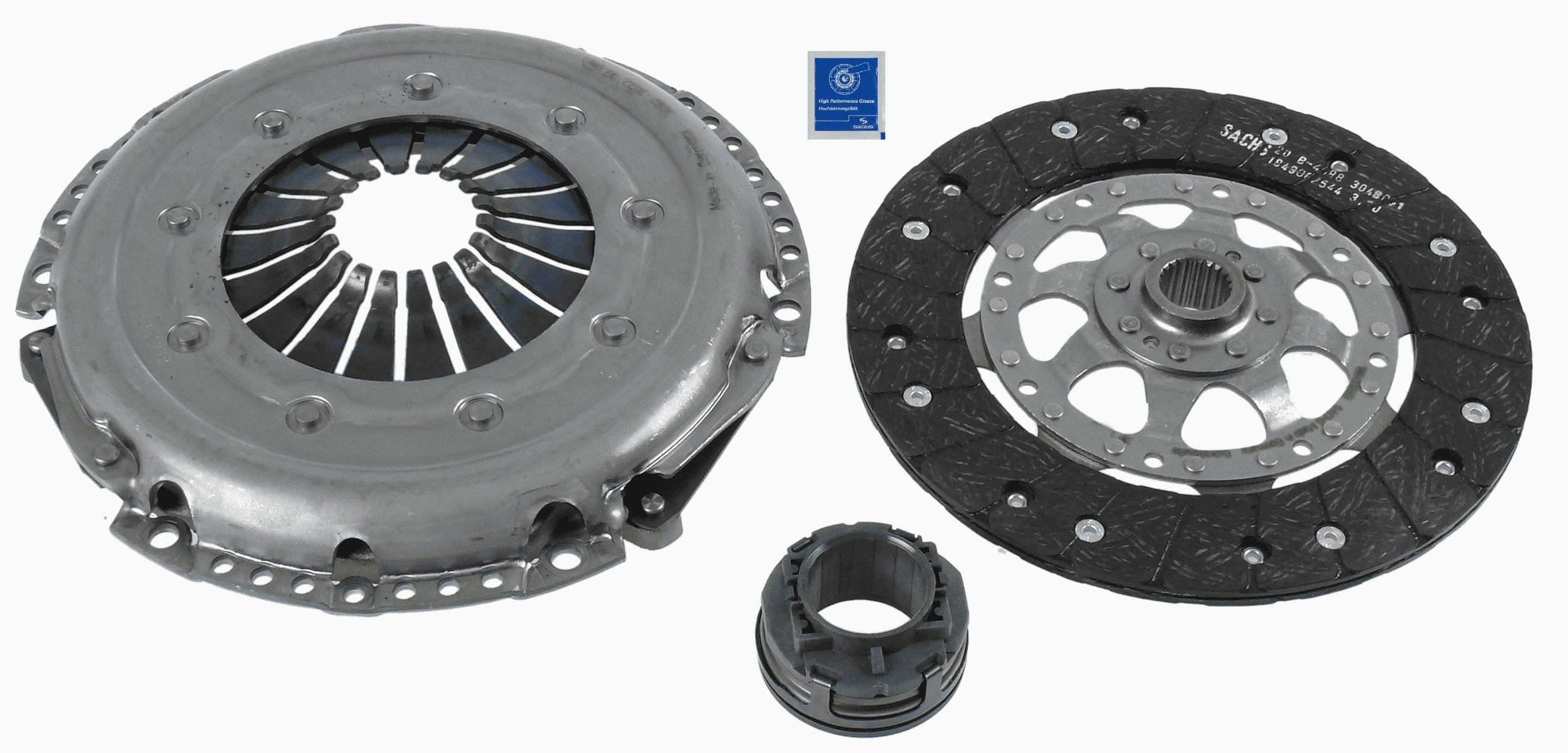 SACHS 3000951210 Clutch replacement kit 228mm