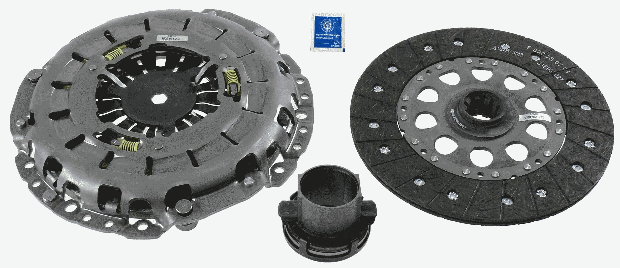 Great value for money - SACHS Clutch kit 3000 951 232