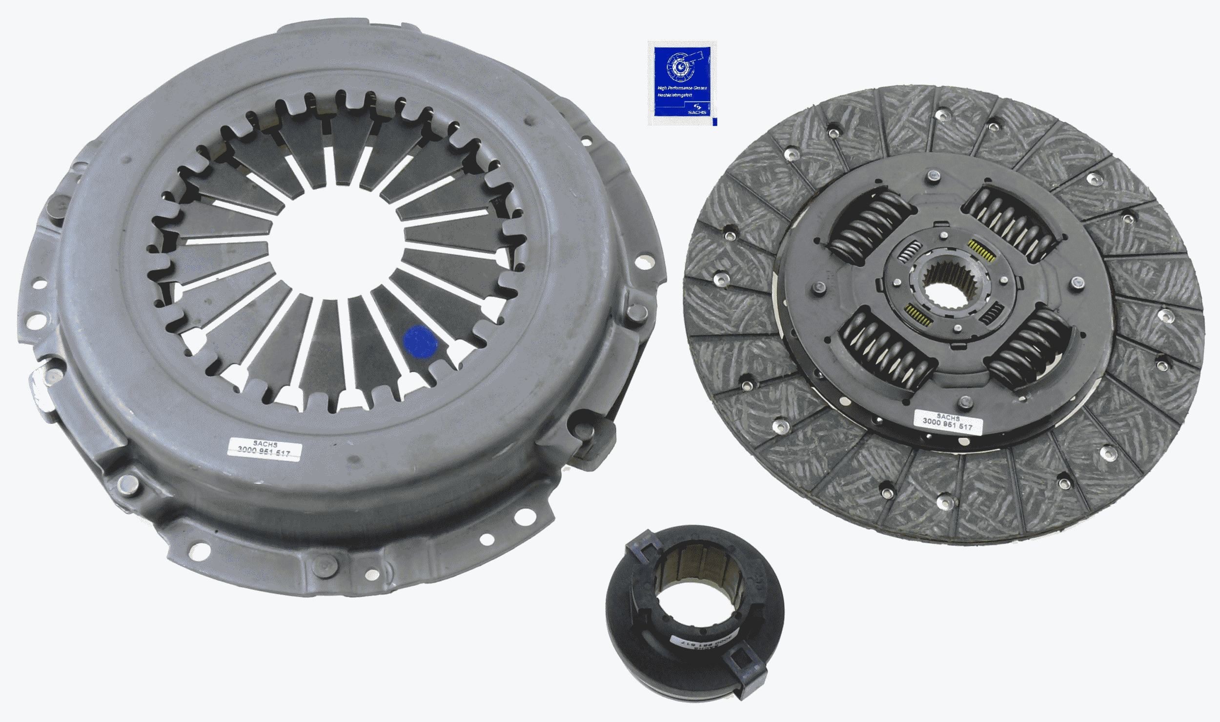 Great value for money - SACHS Clutch kit 3000 951 517