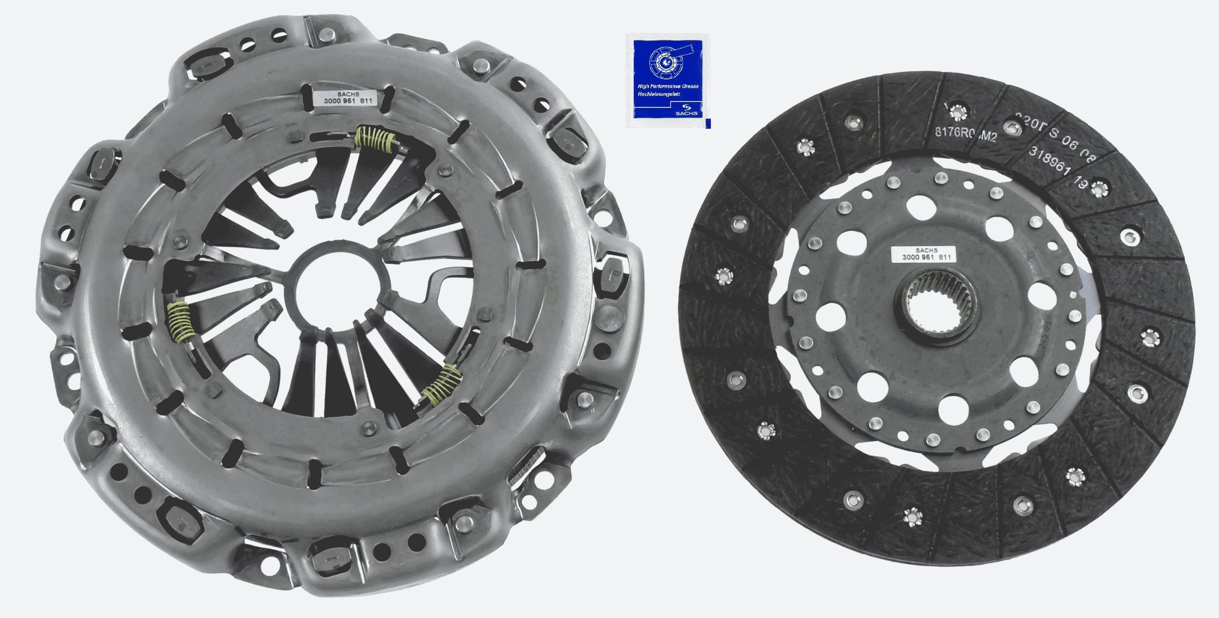 Great value for money - SACHS Clutch kit 3000 951 811