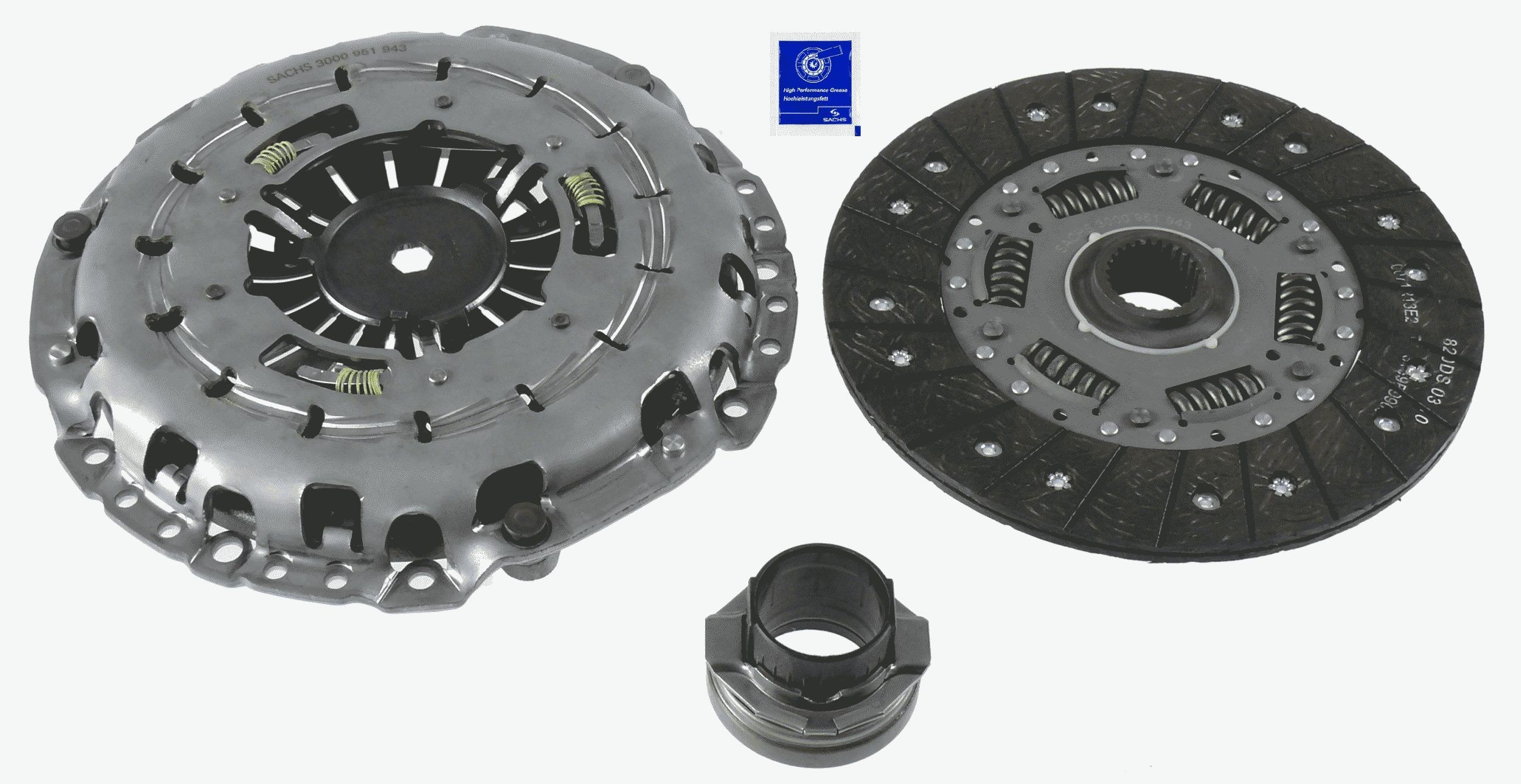 Original SACHS Clutch replacement kit 3000 951 943 for BMW X3