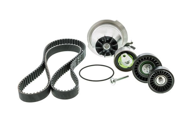 Opel CORSA Water pump and timing belt kit 12221728 AISIN TKO-916 online buy