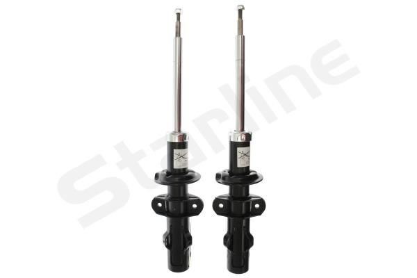 STARLINE Front Axle, both sides, Oil Pressure, Gas Pressure, Suspension Strut, Top pin, Bottom Clamp Shocks TL ST003.2 buy