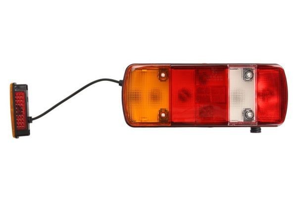 Rear light TRUCKLIGHT Left, for socket bulb, 12, 24V, yellow, red - TL-MA006L
